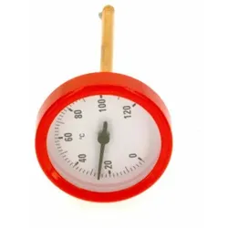 JU/SIEGER Ersatzteil TTNR: 87182214750 Thermometer rot NG50, 0-120 Grad C