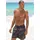 KangaROOS Badeshorts KangaROOS Schwarz/Grau M