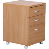 Wohnling Kilian Rollcontainer 40 x 60 x 45 cm braun