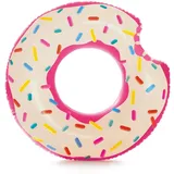 Intex 56265NP 59265 Aufblasbares Rad Donut, rosa, 107 x 99 cm, Pequeño