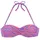 VENICE BEACH Bügel-Bandeau-Bikini-Top Damen violett-koralle Gr.34 Cup C