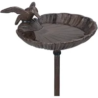 Relaxdays Vogeltränke zum Stecken 100 cm Braun