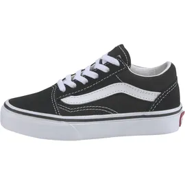 Vans Old Skool Kinder Schwarz/Weiß 29