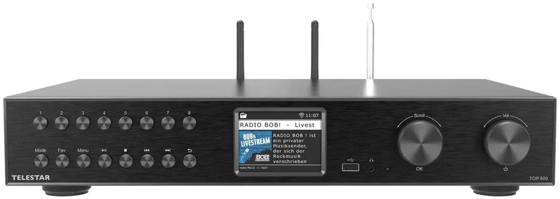 Telestar 5700500 Audio-Empfänger Haus Schwarz