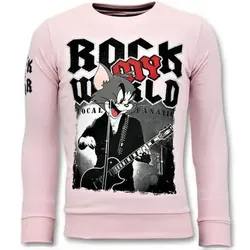 Local Fanatic  Sweatshirt Rock My World  in Rosa, EU S