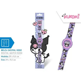 HELLO KITTY Kuromi digitale LED Uhr lila, pink