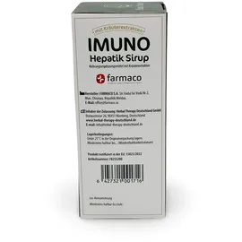 herbal therapy deutschland Imuno Leber Hepatik Sirup 200 ml