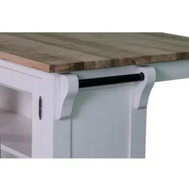 Casa Padrino Küchenbuffet Landhausstil 135 x 85 x 80 Weiß