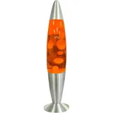Blulaxa Lavalampe Weiß/Orange