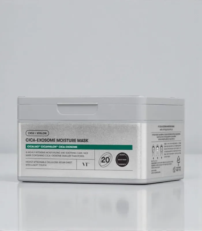 VT Cosmetics CICA Exosome Moisture Mask - feuchtigkeitsspendende Maske 20ks/350ml