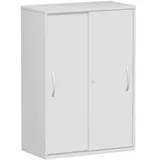 Geramöbel Flex Aktenschrank 80 x 42,5 x 118,2 cm lichtgrau
