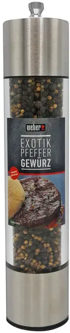 Weber Gewürzmühle mit Exotik Pfeffer