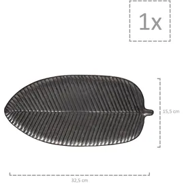 sänger Servierteller Tombey 39,3x11,95 cm Schwarz