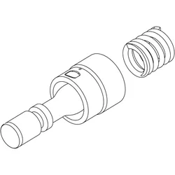 KWC Ersatz-Stössel zu Gastrobrause Z.536.530.145