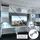Belini Wohnwand Vollausstattung Wohnzimmer-Set Moderne Schrankwand mit LED-Beleuchtung Anbauwand TV-Schrank Weiß