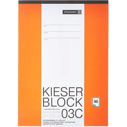 BRUNNEN 1042923 KIESER-Block A4 KIESER 07 0003 C, Lin. 3