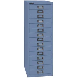 BISLEY MultiDrawerTM L3915 Schubladenschrank blau mit 15 Schubladen 27,8 x 38,0 x 85,7 cm