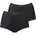 Maxislip 2er Pack perfekter Sitz Baumwollmix elastisch weiche Nähte schwarz 44