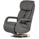 himolla Relaxsessel Leder 7242 ¦ grau ¦ Maße (cm): B: 70 H: 111 T: 88