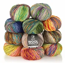 Lang Yarns Wolle Artsy Orange/Rose 270 m