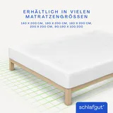 schlafgut Baselayer Pro Matratzenschoner 140 x 200 cm weiß