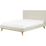 Beliani Talence 180 x 200 cm Hellbeige