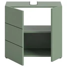 xonox.home Waschbeckenunterschrank Vira 60 x 57 cm Grün