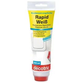decotric Rapid-Weiß Ausbesserungsfarbe weiß 0,25 l