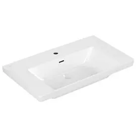 Villeroy & Boch Subway 3.0 Schrankwaschtisch 800 x 470 mm, 1 Hahnloch, mit Überlauf weiß