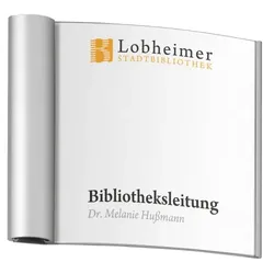 Sydney Türschild | 148x167 mm | Aluminium silber | inkl. entspiegelter Abdeckung | Türschild Büro | Büroschild