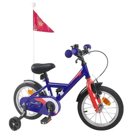 vidaXL Kinderfahrrad 14 Zoll dunkelblau