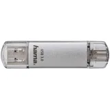 Hama FlashPen C-Laeta 128 GB silber USB-C 3.1