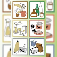 Proregal Aufkleber-Set für Abfallarten HxB 18x16cm, 6 Stück: Papier,