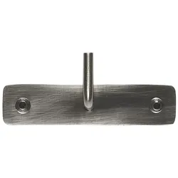 IB Laursen Hakenleiste antikes Messing, 50,5 x 4,5 cm, 5 Haken silber