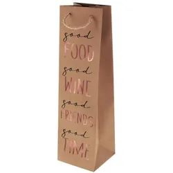 Susy Card 40051222, Geschenkverpackungstasche, Holz, Abbildung, Papier, Herzlich