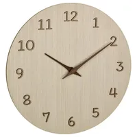 TFA Wanduhr 30,0 cm 60.3072.01 hellbraun