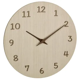 TFA Wanduhr 30,0 cm 60.3072.01 hellbraun