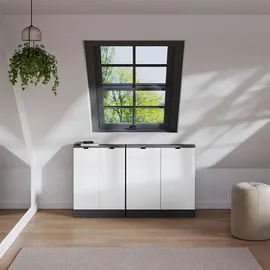 Vicco Kommode Rion 46 x 140 x 83,80 cm Weiß