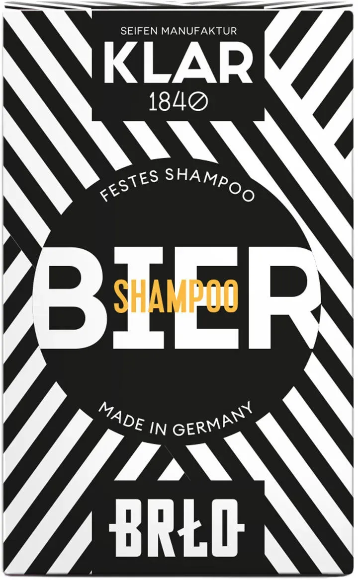 KLAR Festes Biershampoo Klar Seifen X BRLO 100 g