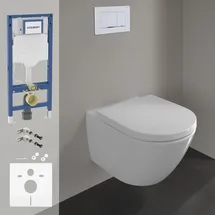 Villeroy & Boch Subway 3.0 mit WC-Sitz Weiß CeramicPlus