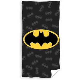 Carbotex Batman Badetuch 70 x 140 cm schwarz