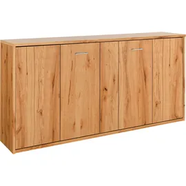 Priess Schrankbett PRIESS "Oregon", beige (astkernbuchefarben), H:102cm, Schrankbetten, wahlweise mit LED-Beleuchtung