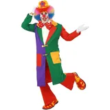 Widmann 57554 - Kostüm Clown, Mantel, Gruselclown, Horrorclown, Kindergeburtstag, Karneval, Mottoparty