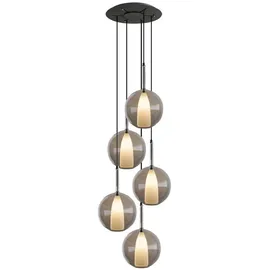 s.luce Belluna 5-flg. Ø 60 cm rund Klar