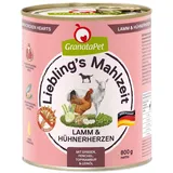 GranataPet Liebling's Mahlzeit Lamm & Hühnerherzen