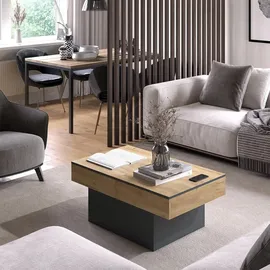 Vicco Couchtisch Boto Anthrazit Eiche 95 x 40 ausziehbar