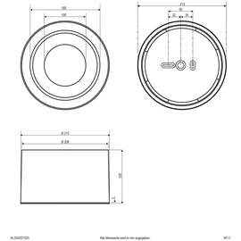EVN LED-Deckenleuchte 25W Anthrazit
