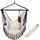 Tectake tectake® Hängesessel Malika, Boho-Style, Belastbarkeit 150kg