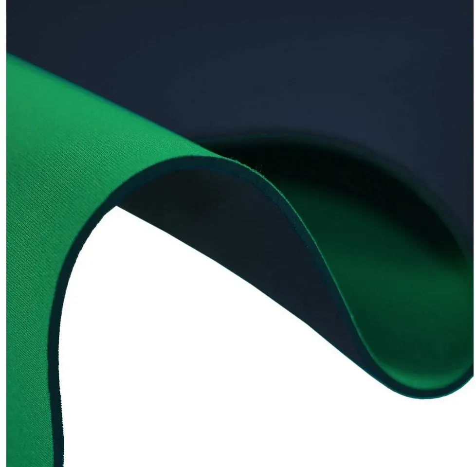 maDDma Stoff 0,5m Neopren-Stoff 130cm 3mm, grün-stahlblau blau|bunt|grün