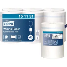 TORK Putztuchrollen Advanced M2 1-lagig weiß, 6 Rollen